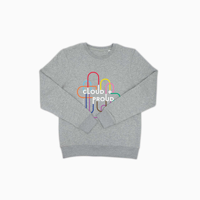Cloud & Proud Crewneck (white lettering)