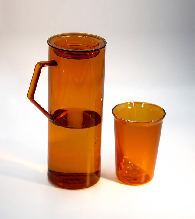 Kinto Cast Amber Double Walled Glass