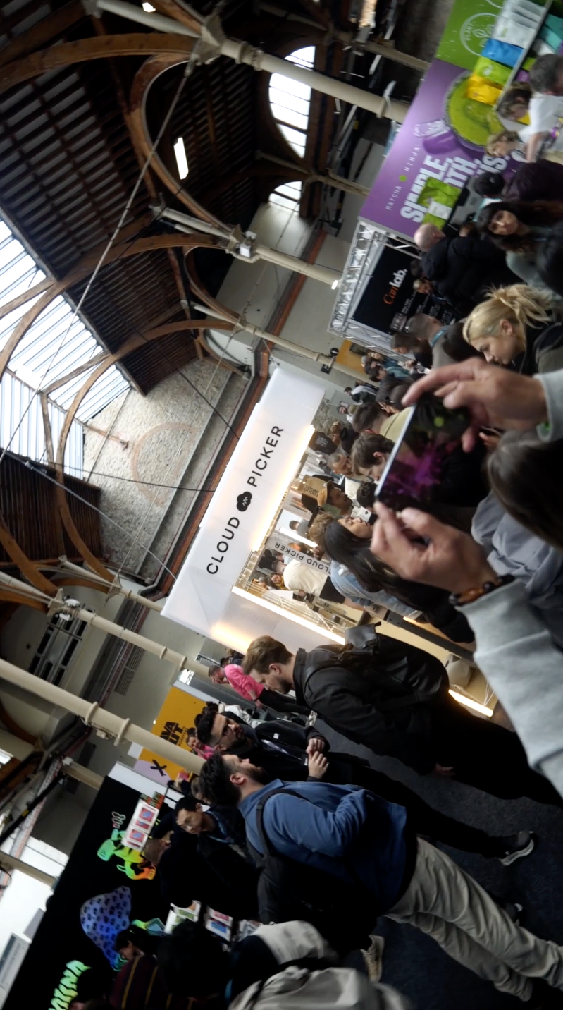 Dublin Coffee Festival - Cloud Picker Stand amongst a strong crowd