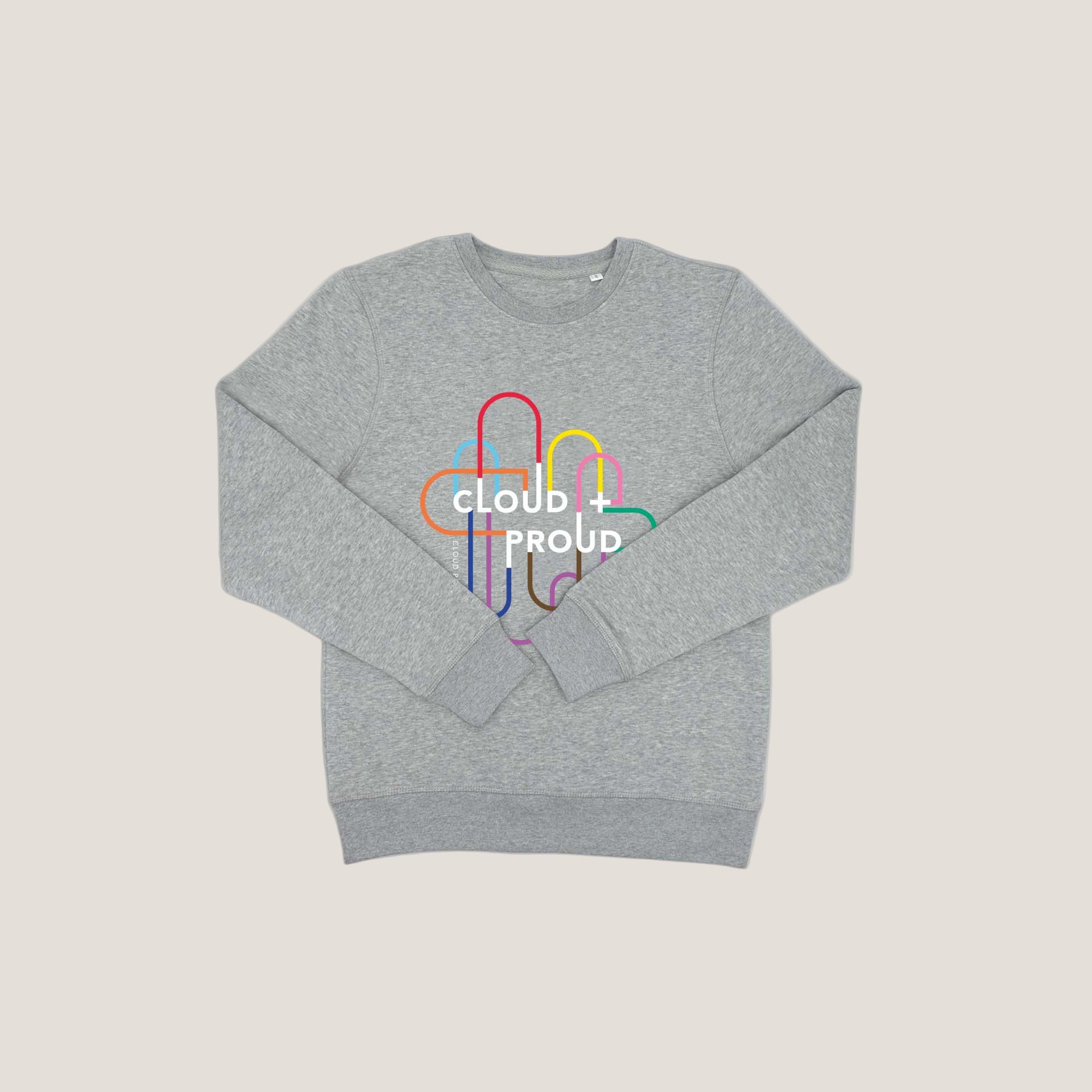 Cloud & Proud Crewneck (white lettering)
