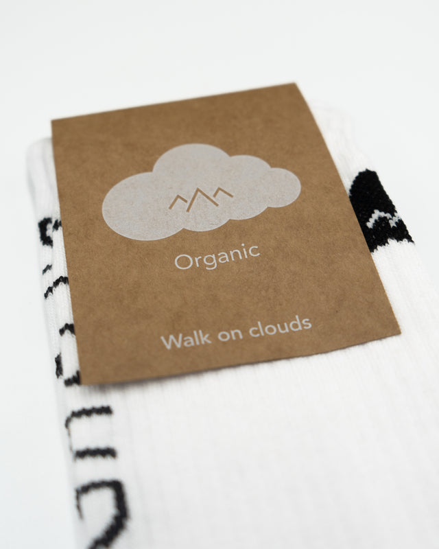 Cloud Picker Organic White Socks