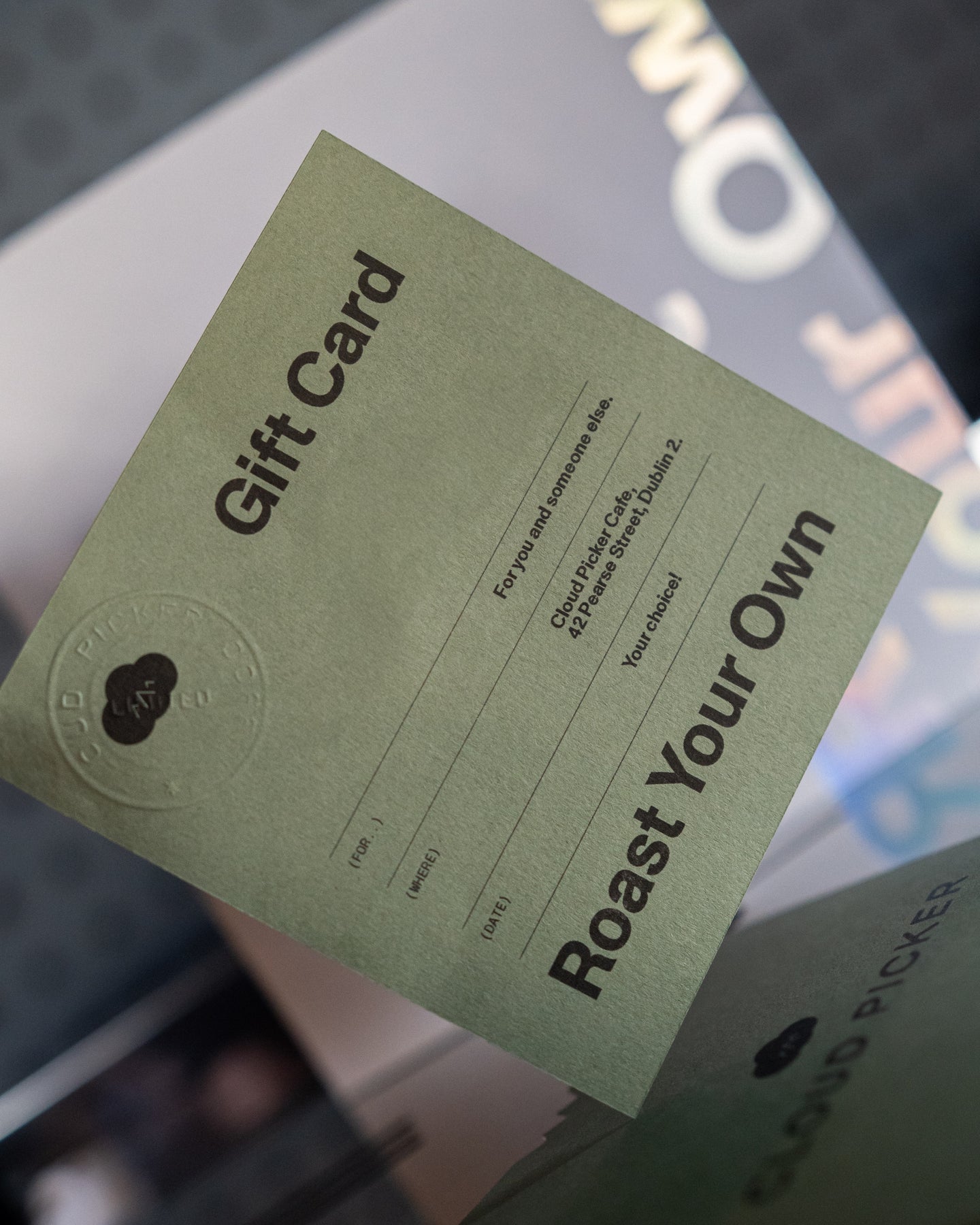 Roast Your Own Gift Card