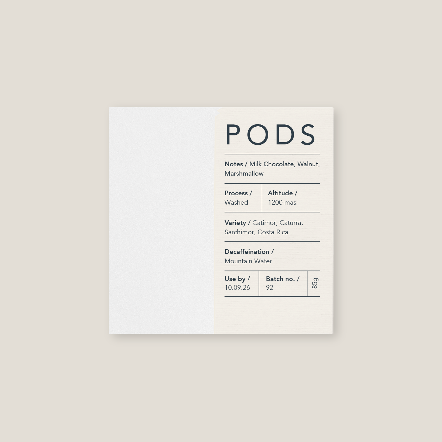 Compostable Pods | DCAF - Santa Fé Mexico