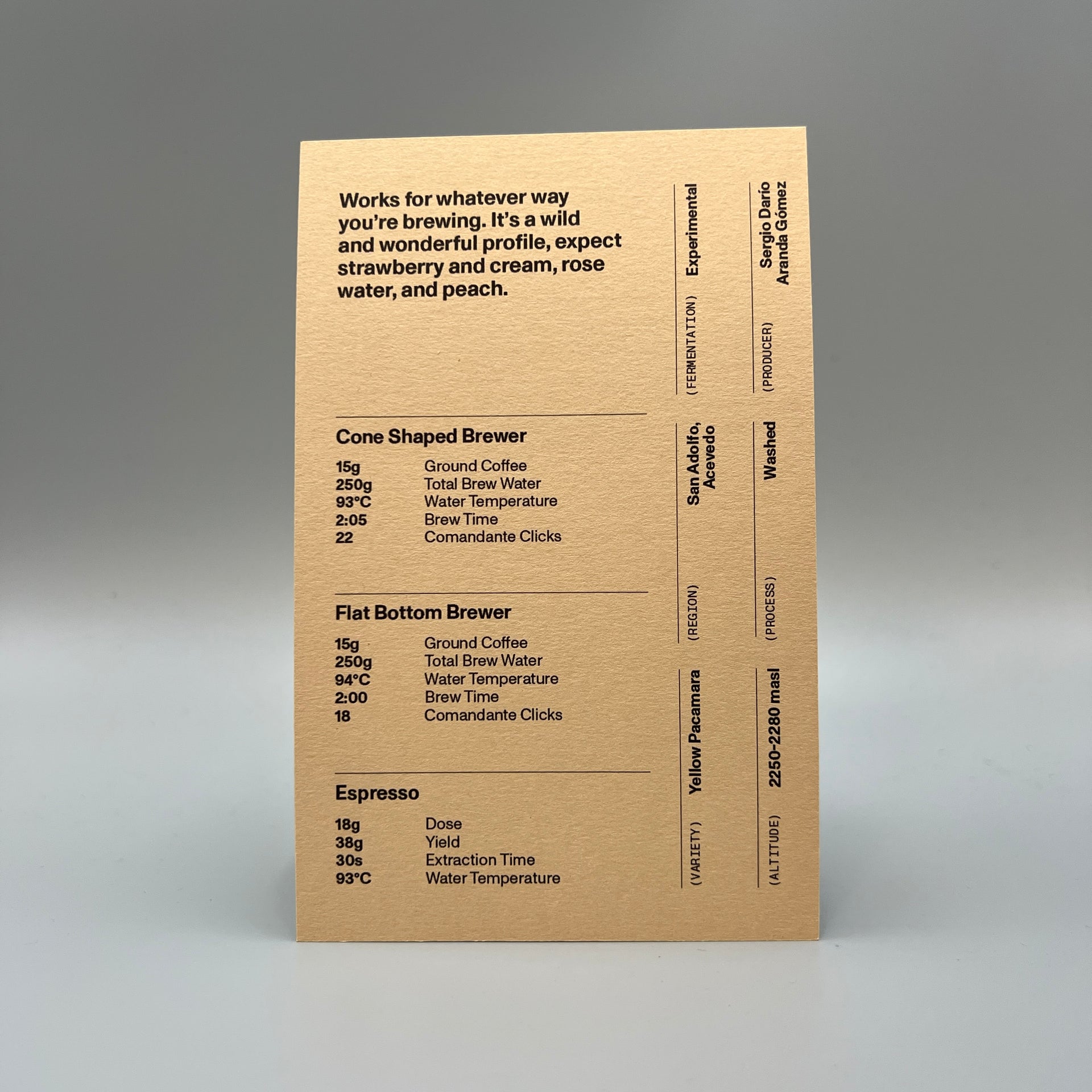 Colombia | Anaya (Yellow Pacamara) 100g