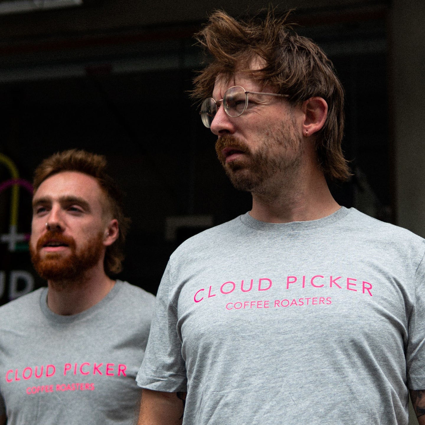 T-shirt with Hot Pink Print