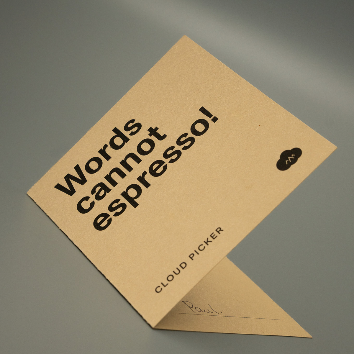 Handwritten Card