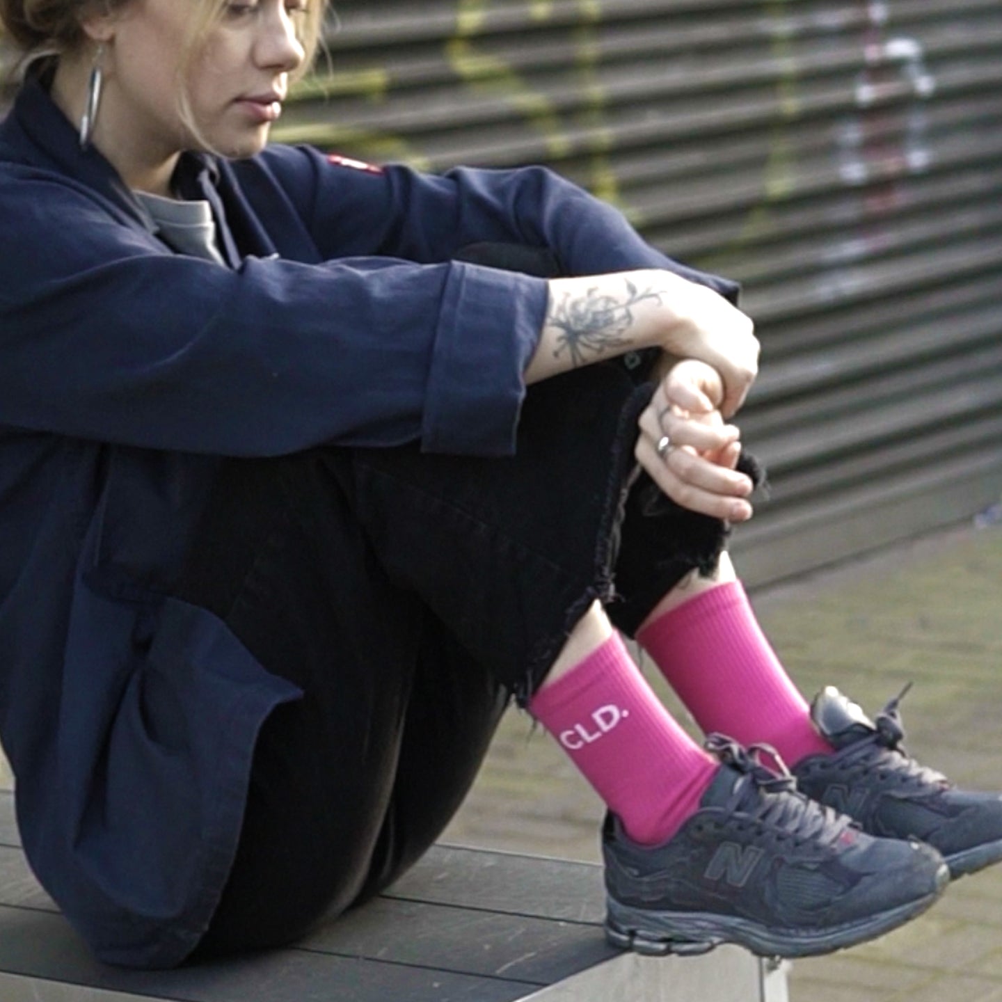 Cloud Picker Organic Pink Socks