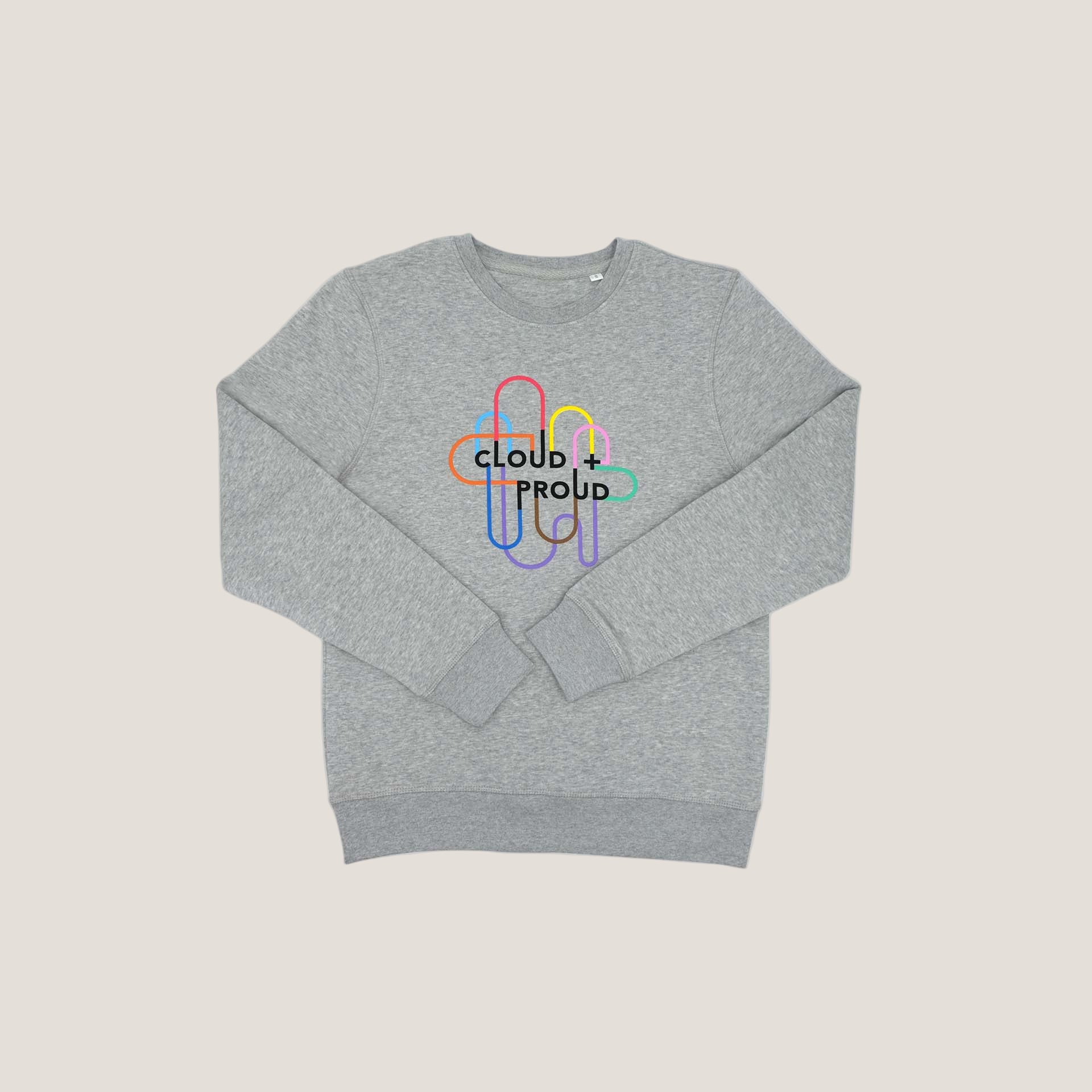 Cloud & Proud Crewneck (black lettering)