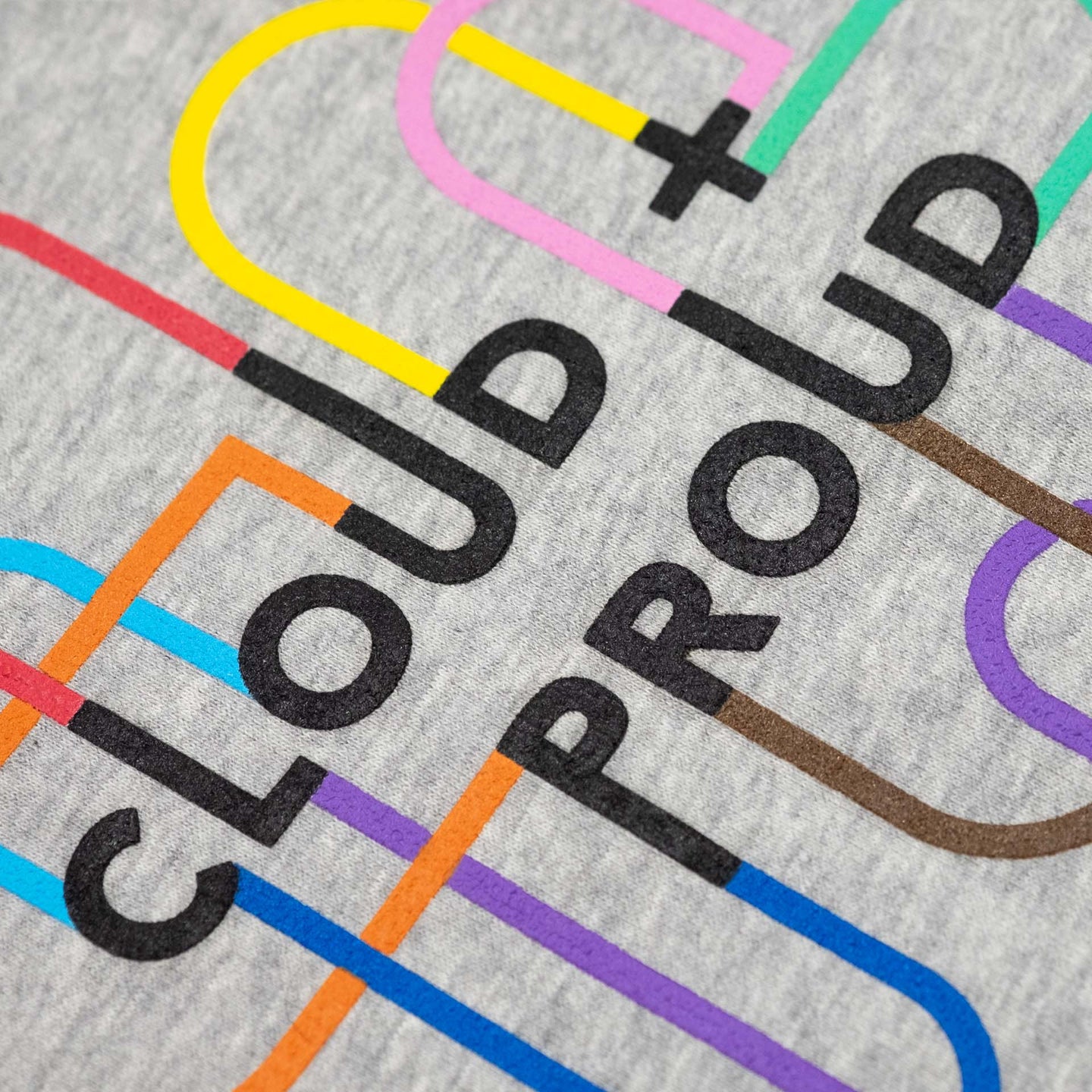 Cloud & Proud Crewneck (black lettering)