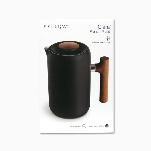 Fellow Clara French Press - Wood Handle