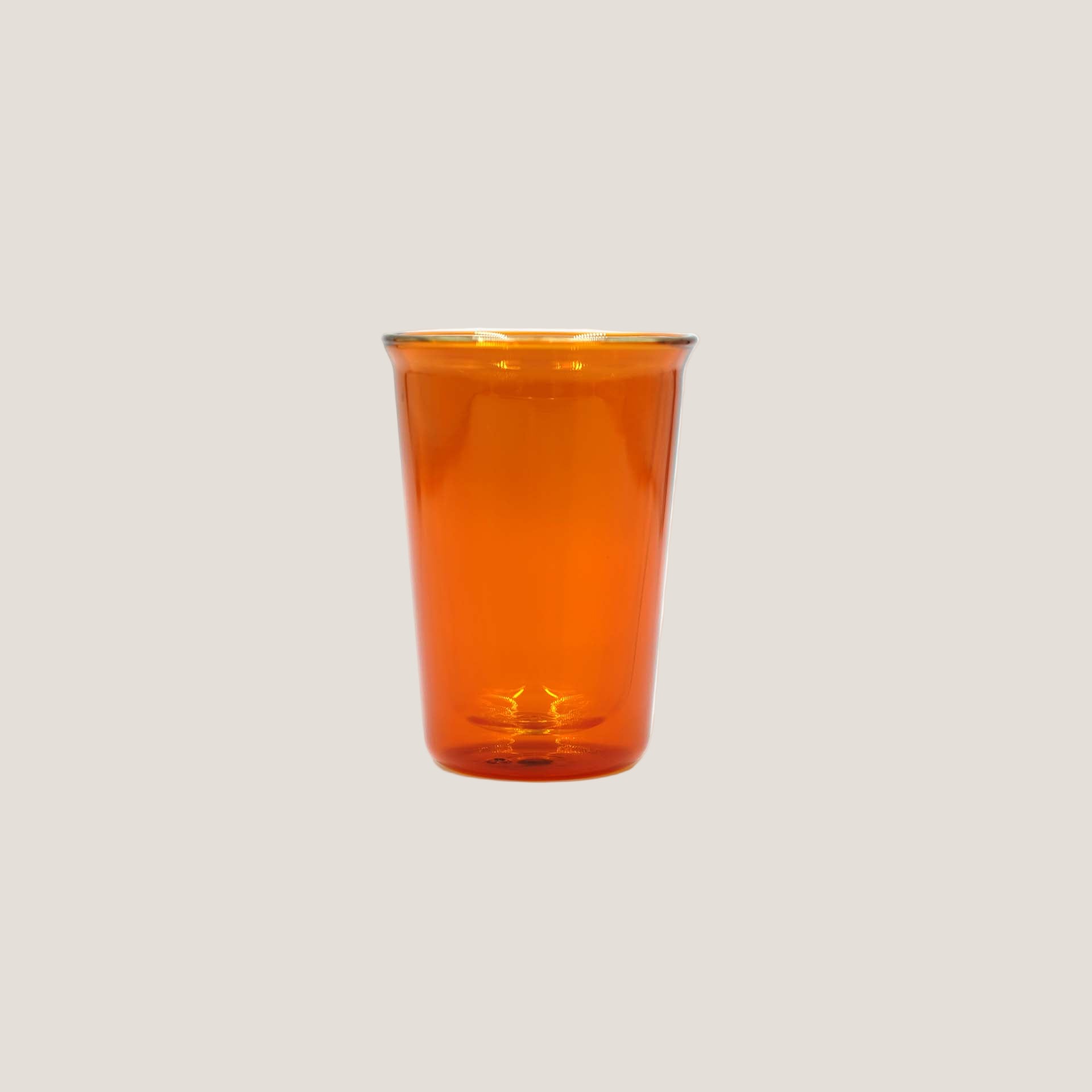 Kinto Cast Amber Double Walled Glass