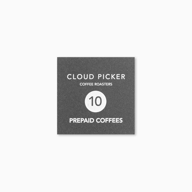 Prepaid Coffee Card