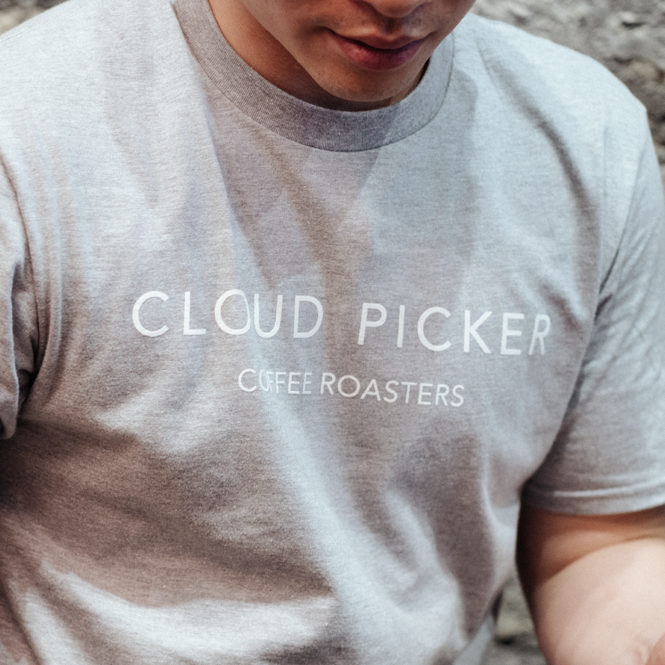 T-shirt with White Print